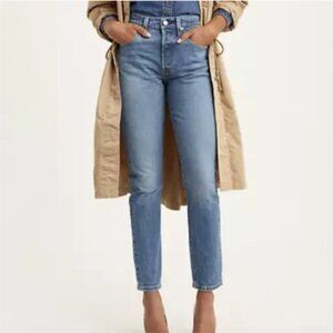 Levi’s 501 Premium Big E Wedgie High Rise Skinny Jeans
